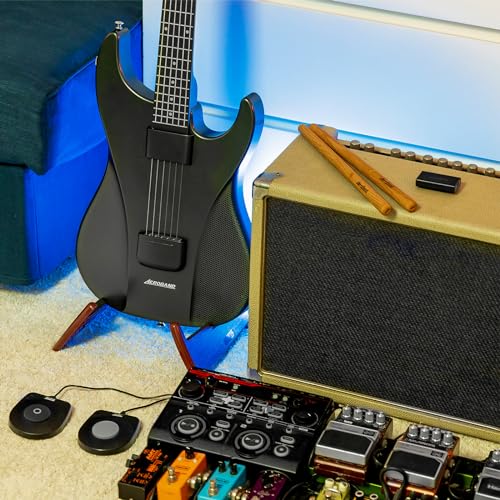 Acoustic Electric Travel Guitar: AeroBand Stringless VIP Smart