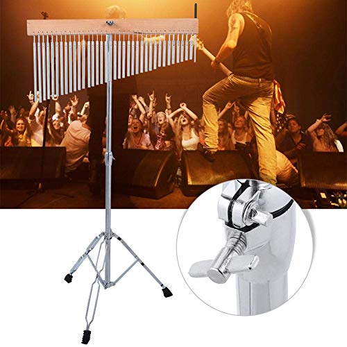 Aluminum 36-Tone Wind Chime with Wood Base