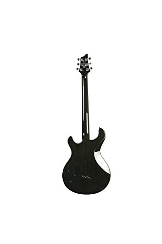 Ivy VIP Solid-Body Electric Guitar, Trans Black