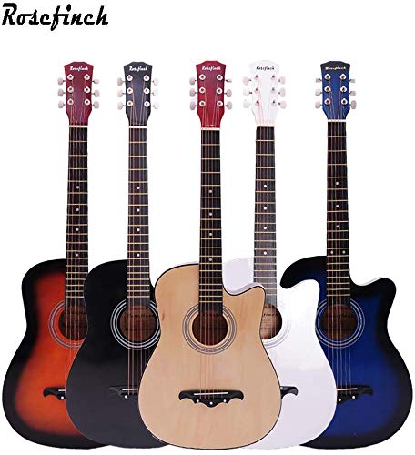 Rosefinch 38" Acoustic Guitar Starter Bundle Kit