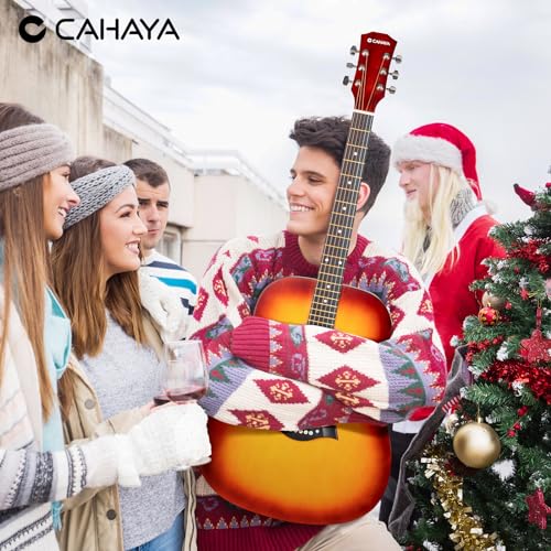 CAHAYA 41 Inch Acoustic Guitar Starter Kit