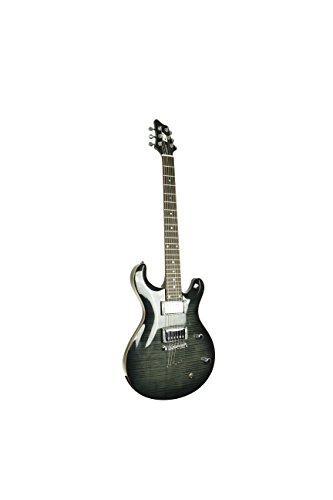 Ivy VIP Solid-Body Electric Guitar, Trans Black