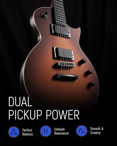 VIP Electric Guitar Kit for Beginners, Humbucker Pickups, Sunburst