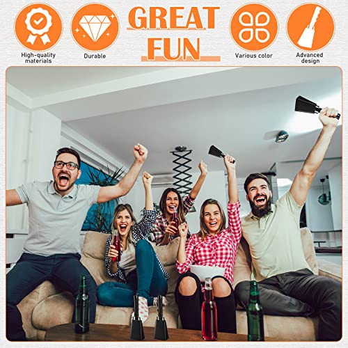 Pelopy 12 Pcs Large Cow Bell w/ Handle