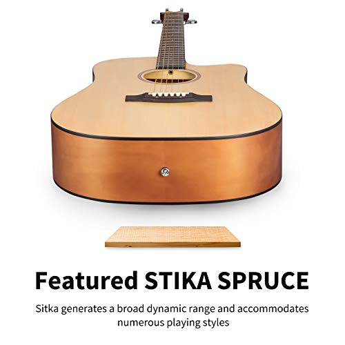 Donner Adult Acoustic Guitar Bundle Kit with Accessories