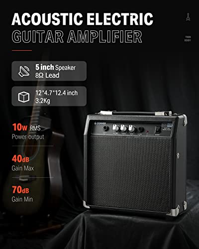 VIP Bundle: Donner Acoustic Electric Guitar Kit 41