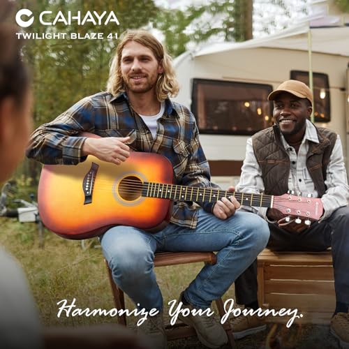 CAHAYA 41 Inch Acoustic Guitar Starter Kit