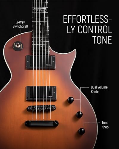 VIP Electric Guitar Kit for Beginners, Humbucker Pickups, Sunburst