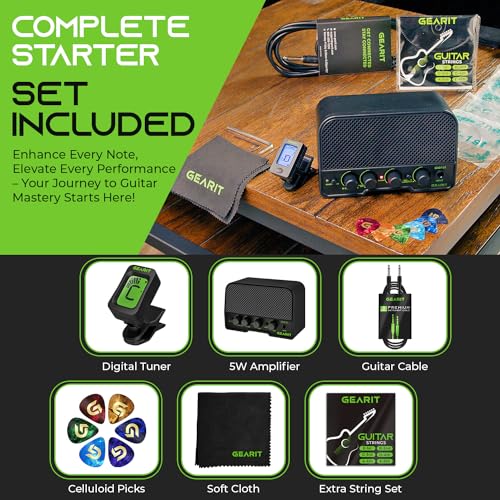VIP Bundle: GearIT Electric Guitar Kit - Premium Mahogany