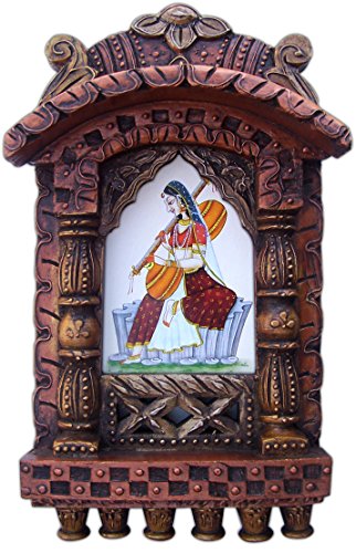 Rajasthan Round Jarokha: Lady Playing Musical Instrument VIP