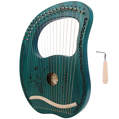 19‑String Lyre Harp with Mahogany Body - VIP Gift
