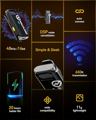 Hollyland Lark M1 Wireless Lavalier Microphone for VIP