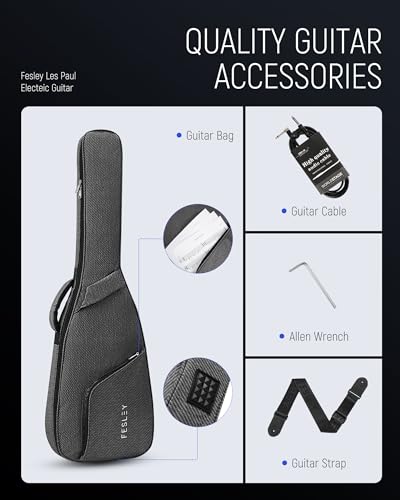 VIP Electric Guitar Kit for Beginners, Humbucker Pickups, Sunburst