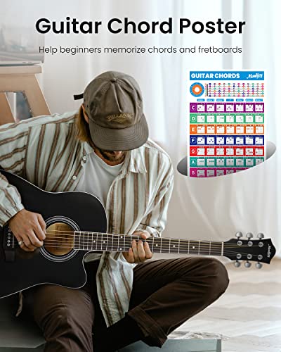 Moukey 41" Acoustic Guitar Bundle for Beginner Adult