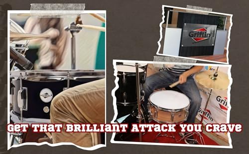 GRIFFIN Snare Drum Set | Poplar Wood Shell