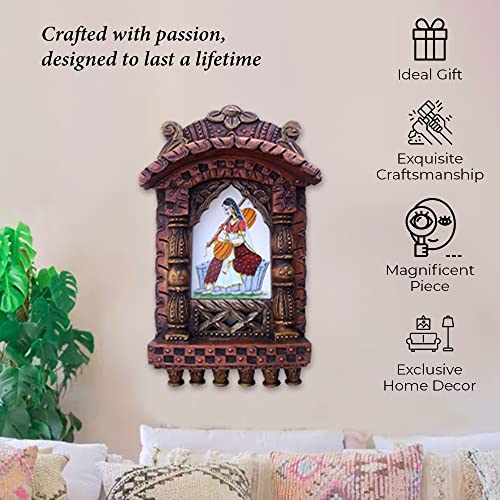 Rajasthan Round Jarokha: Lady Playing Musical Instrument VIP