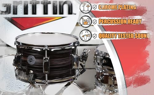 GRIFFIN Popcorn Snare Drum | 10" x 6" Shell