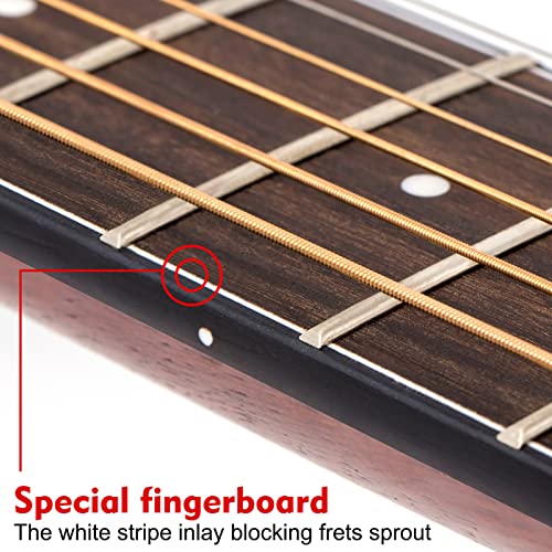 AKLOT 4/4 Acoustic Guitar Bundle for VIP Shoppers