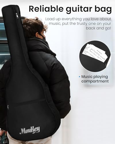 Moukey 41" Acoustic Guitar Bundle for Beginner Adult