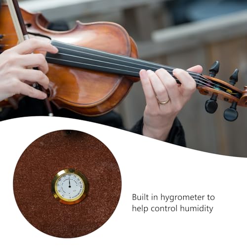 VIP Violin Case with Hygrometer, Full Size, Hardshell