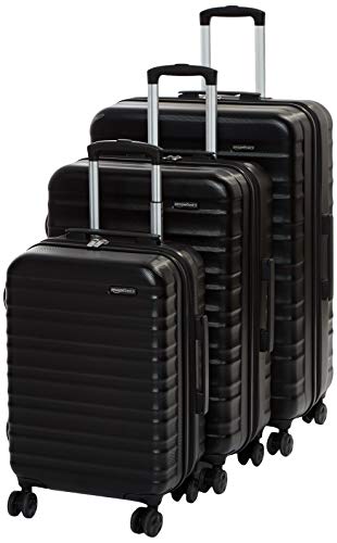 3-Piece VIP Hardside Spinner Luggage Set - Black