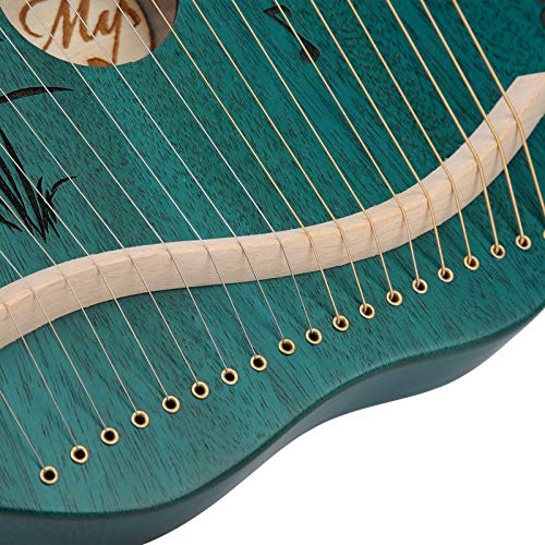19‑String Lyre Harp with Mahogany Body - VIP Gift
