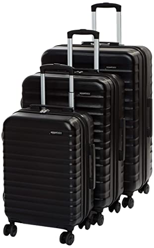 3-Piece VIP Hardside Spinner Luggage Set - Black