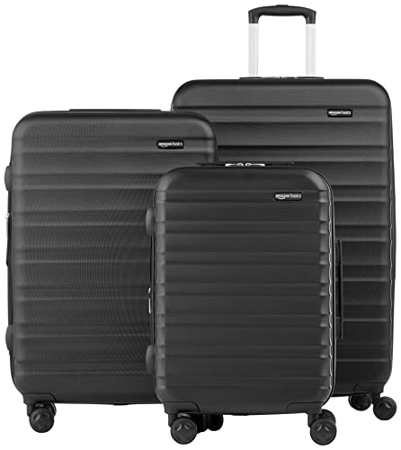 3-Piece VIP Hardside Spinner Luggage Set - Black