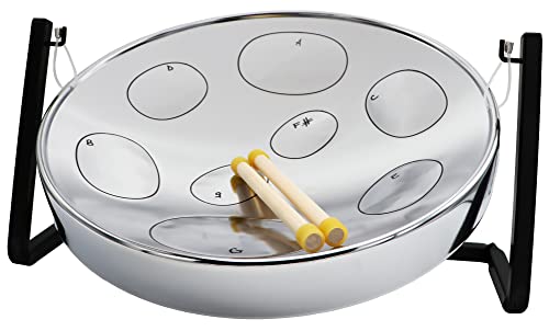 16-inch Chrome Jumbie Jam Table Top Steel Drum