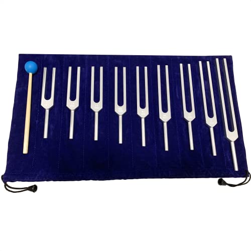 VIP Healing Tuning Fork Set with Silicone Mallet