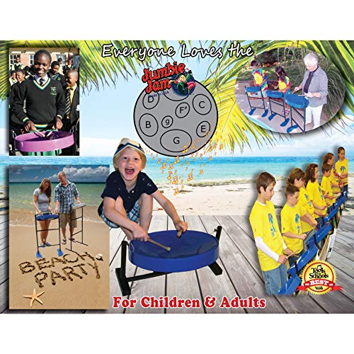 Panyard Jumbie Jam Steel Drum (W1158) - Silver VIP