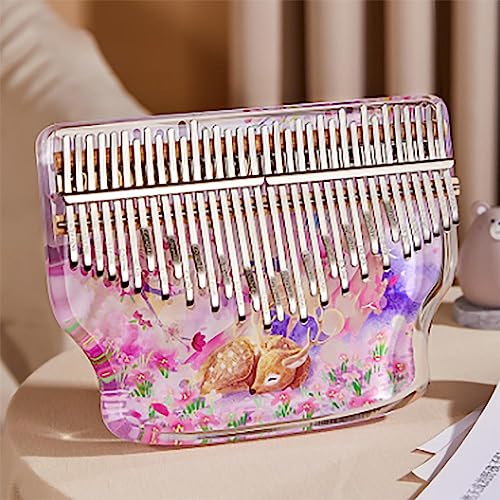 34-note Acrylic Kalimba Painted VIP Thumb Piano
