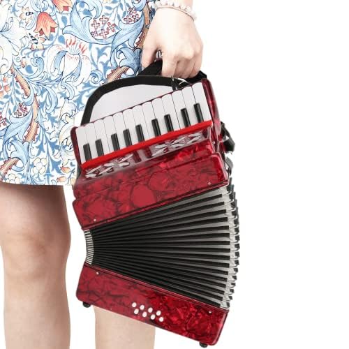 22 Keys 8 Bass Accordion with Straps & Sweet Sound
