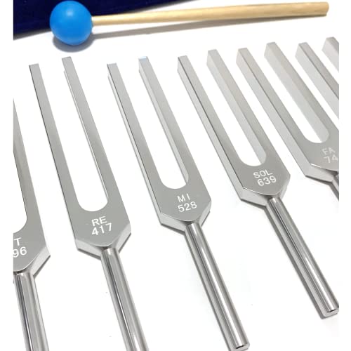 VIP Healing Tuning Fork Set with Silicone Mallet