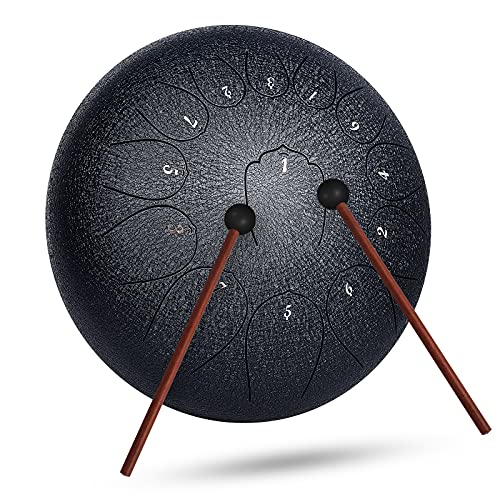 INMAKER Steel Tongue Drum 13 Note C-Key Panda