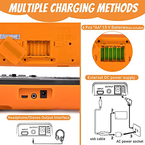 Kmise 32-Key Mini Portable Digital Piano for Beginners