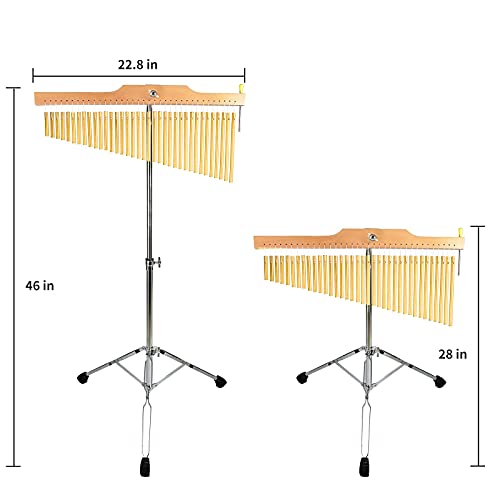 ENNBOM 36 Note Bar Chimes with Adjustable Stand