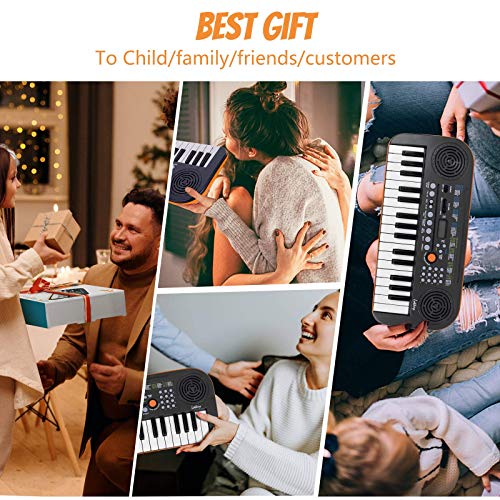 Kmise 32-Key Mini Portable Digital Piano for Beginners