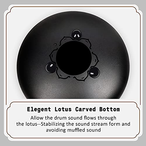 INMAKER Steel Tongue Drum 13 Note C-Key Panda