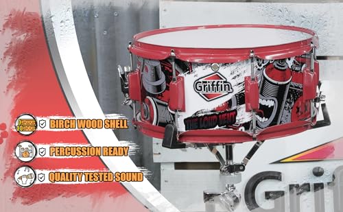 Limited Edition Birch Wood Snare Drum with Custom Wrap