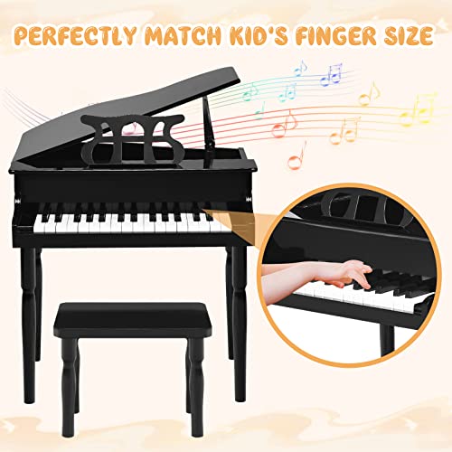 Goplus Mini Kids Piano Set with Bench & Accessories