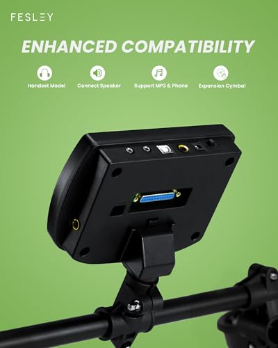 Fesley FED150W Electric Drum Set for Kids