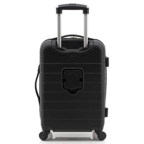 VIP Black Wrangler Smart Luggage Set: 20-Inch Carry-On