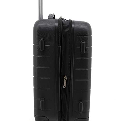 VIP Black Wrangler Smart Luggage Set: 20-Inch Carry-On
