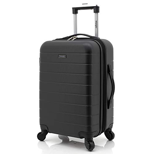 VIP Black Wrangler Smart Luggage Set: 20-Inch Carry-On