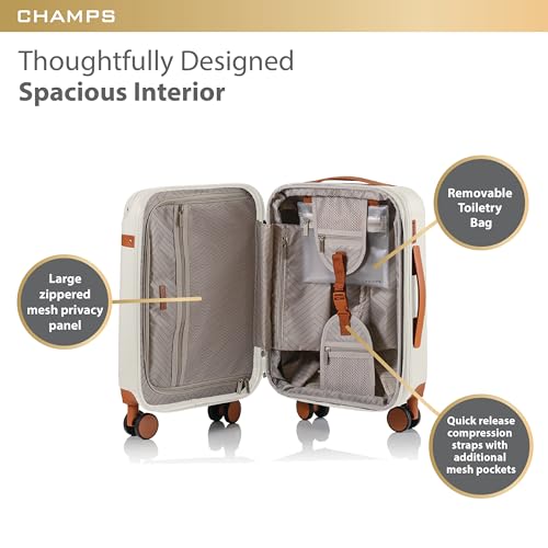 Vintage Collection 2-Piece Spinner Luggage Set - Ivory