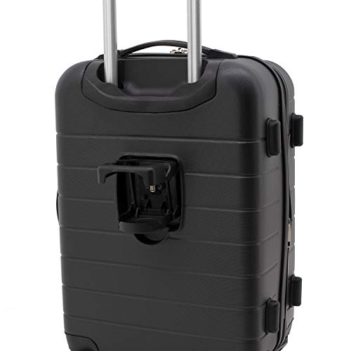 VIP Black Wrangler Smart Luggage Set: 20-Inch Carry-On
