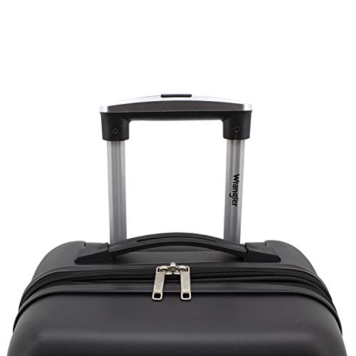 VIP Black Wrangler Smart Luggage Set: 20-Inch Carry-On