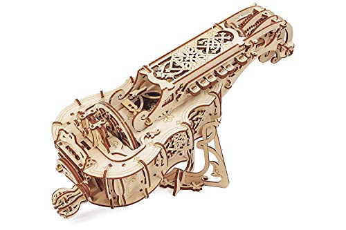 Ugears Wooden Hurdy-Gurdy Musical Instrument DIY Puzzle Kit