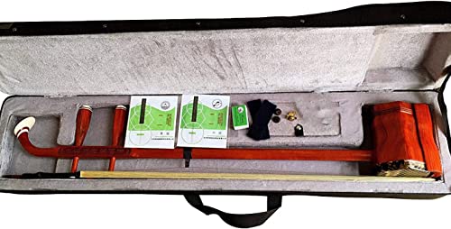 Landtom® Rosewood Erhu Chinese 2-string Violin Fiddle with Accessories